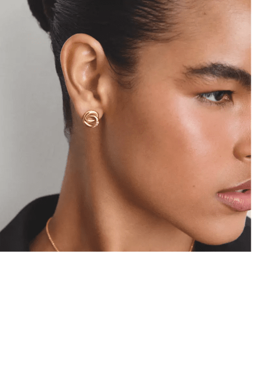 Thomas Sabo Together örhänge med vit zirkonia Premiumlegering, 18k guldplä