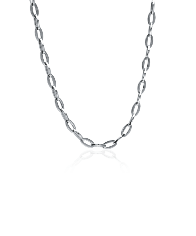 Blomdahl Grand Link halsband silver coating