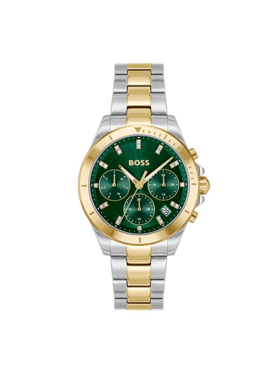 Boss Alley damklocka stål/guld