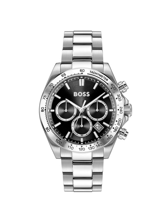 Boss Hero 2.0 herrklocka stål/svart