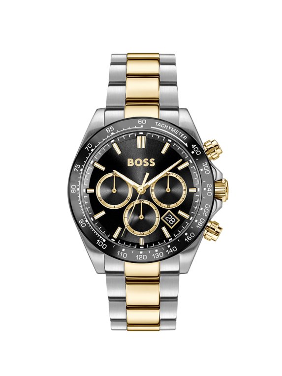 Boss Hero 2.0 herrklocka stål/guld/svart