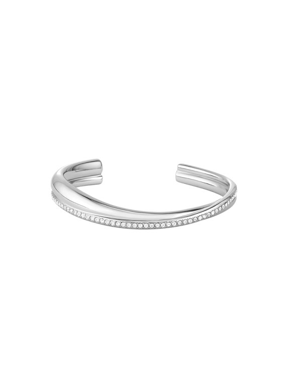 Boss Lena armband med cubik zirkon stål