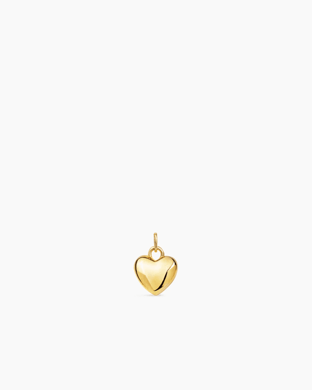 ANI Heart Charm guldpläterad silver