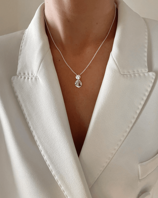 Drakenberg/Sjölin Hortensia small halsband silver