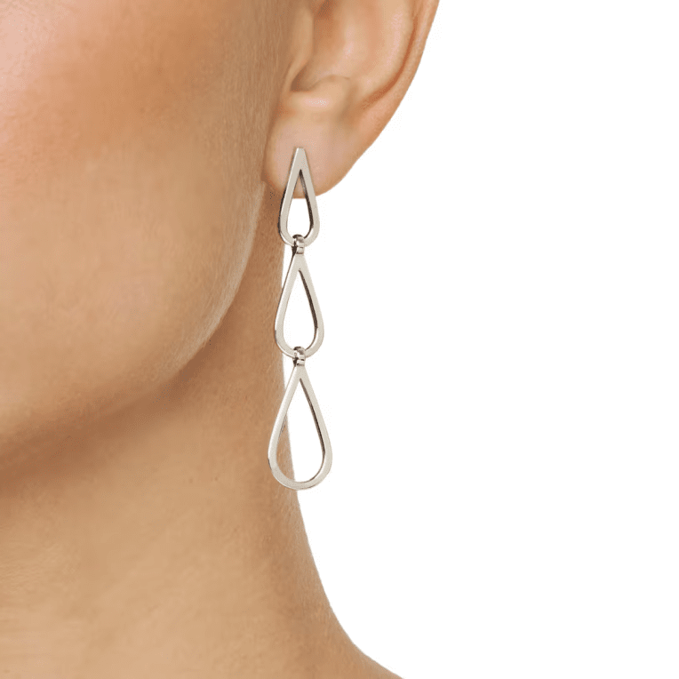 Efva Attling Hooked On A Feeling örhängen hängande silver