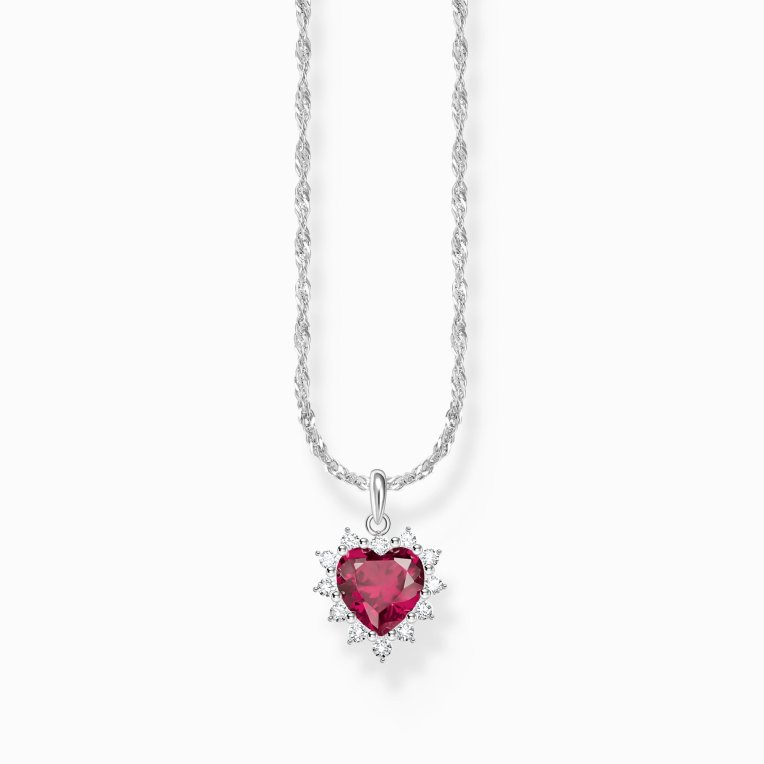 Thomas Sabo Halsband med hängsmycke Romance silver 