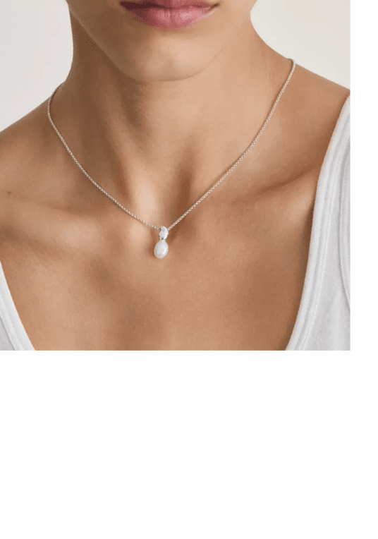 Thomas Sabo Halsband pärla återvunnet sterling silver