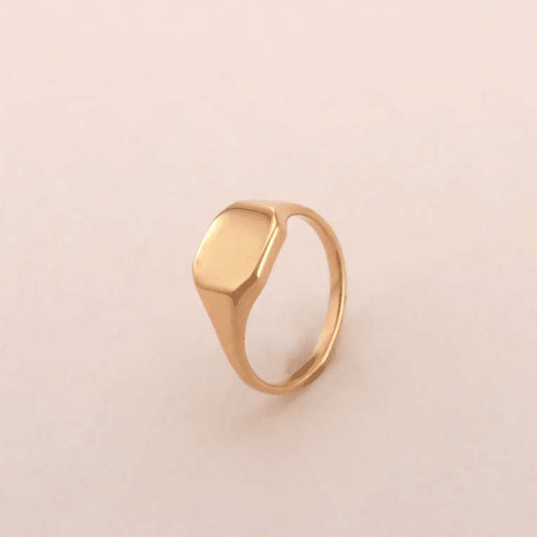 Guld Carlsen Barnklackring 18k guld