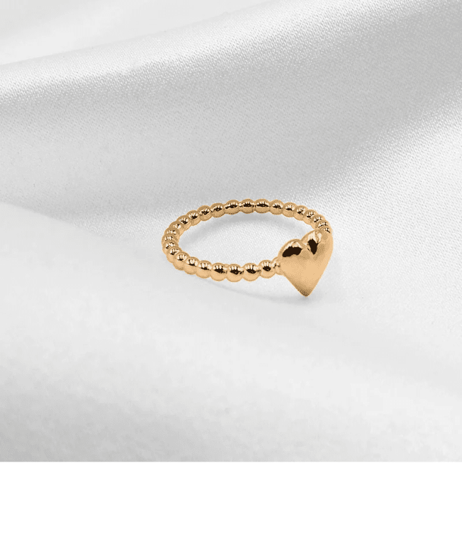 By Sofia Wistam Love Actually ring guldpläterad mässing