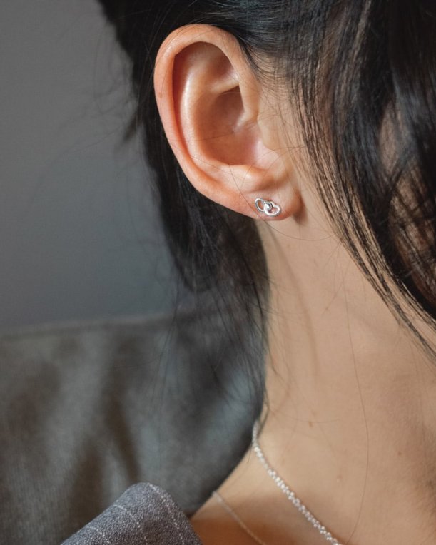 Drakenberg/Sjölin Love Örhängen Äkta Silver Studs