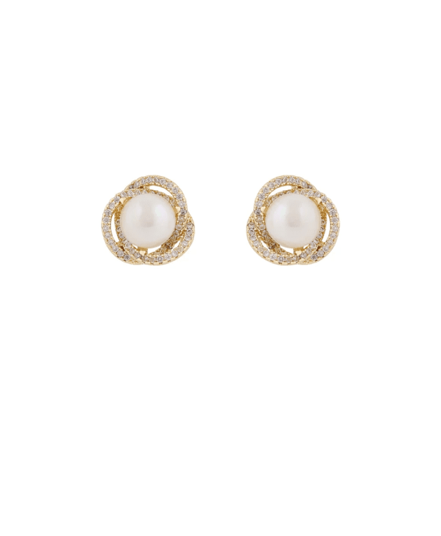 Snö of sweden Mayfair pearl örhänge g/white