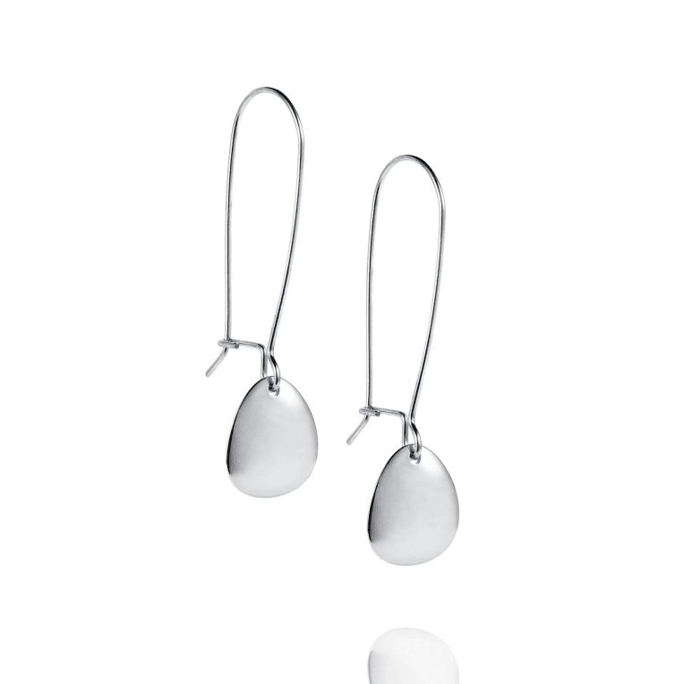 Efva Attling Mini rose petal örhänge silver