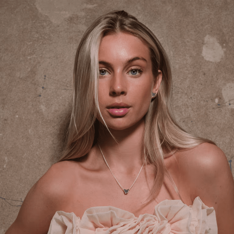 Efva Attling Little Miss Butterfly Örhäng Silver