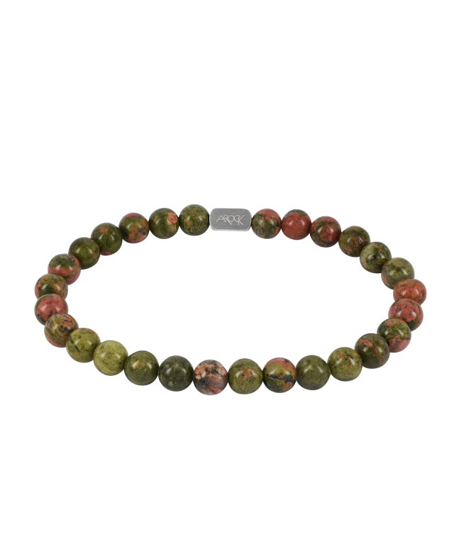 Arock Morris armband 6mm 19,5 cm olivgrön