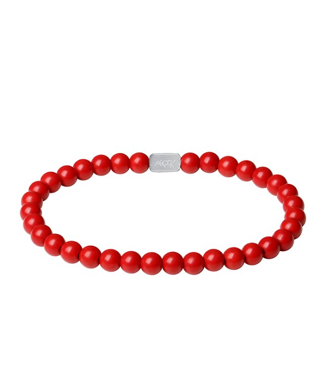 Arock Morris armband röd 6mm