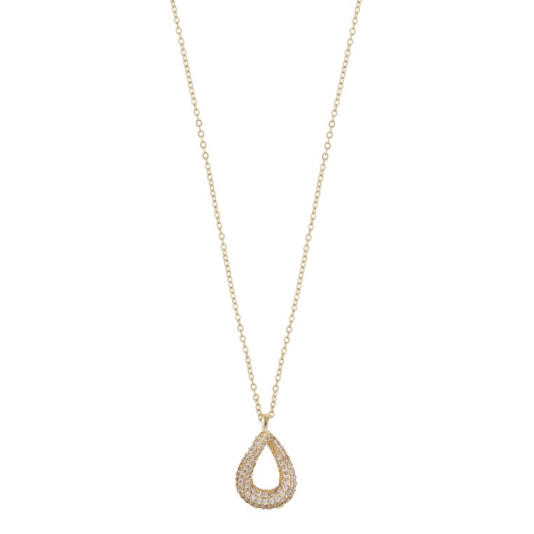 Snö of sweden Naomi irregular halsband 42cm g/clear