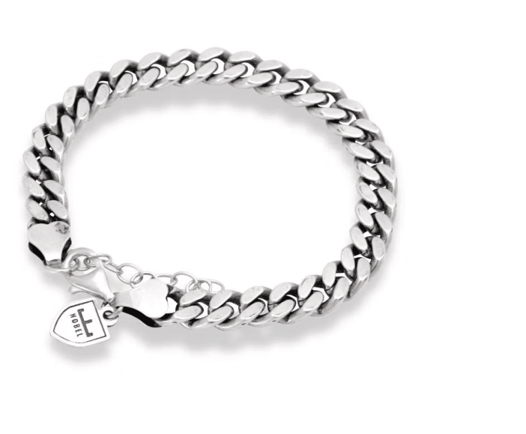 By Billgren Nobel pansar armband silver 8mm