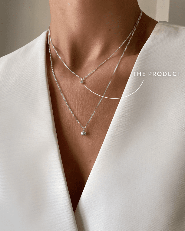 Drakenberg/Sjölin New Bud drop halsband silver