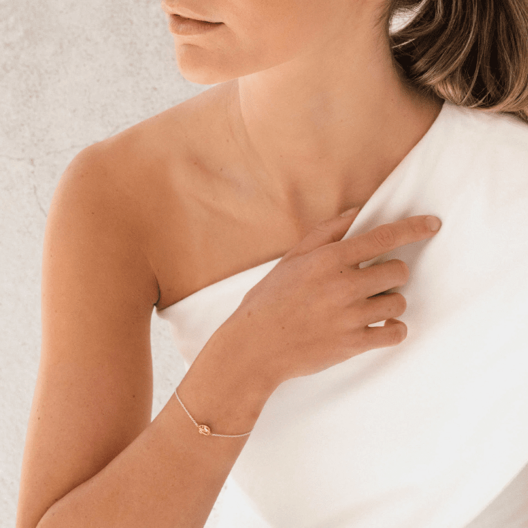 Efva Attling Nugget armband silver/guldpläterat 