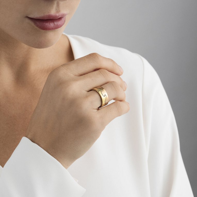 Georg Jensen FUSION ytterring Guld