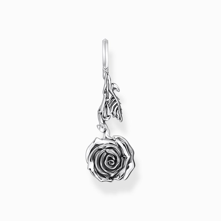 Thomas Sabo Hängsmycke Midnight Rose i silver 