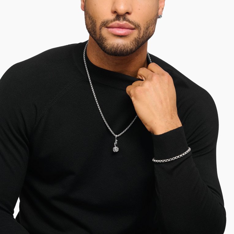 Thomas Sabo Hängsmycke Midnight Rose i silver 