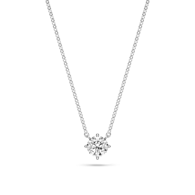 Sif Jakob Princess Piccolo Halsband Silver cz