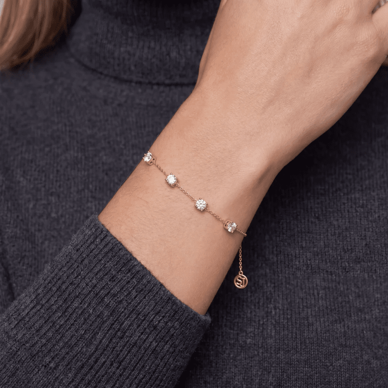 Sif Jakobs Princess Quattro armband guldpläterat silver
