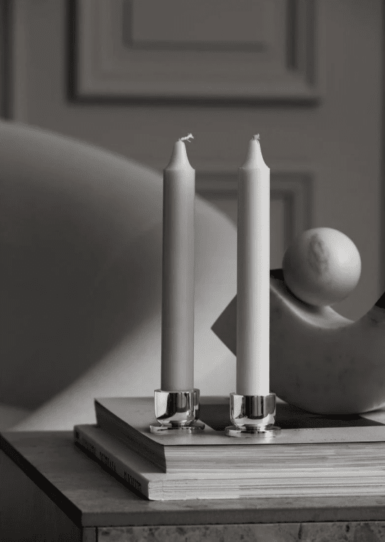 Skultuna Bijou Ljusstake silver pläterad