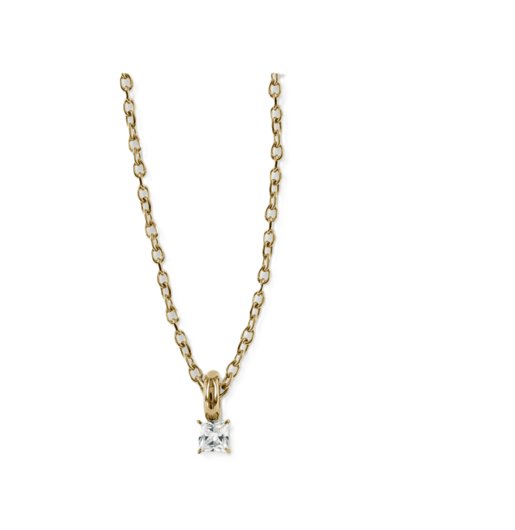 Astrid & Agnes Sierra halsband guldpläterad stål