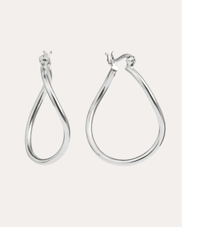 By Sofia Wistam Förälskad hoops silver