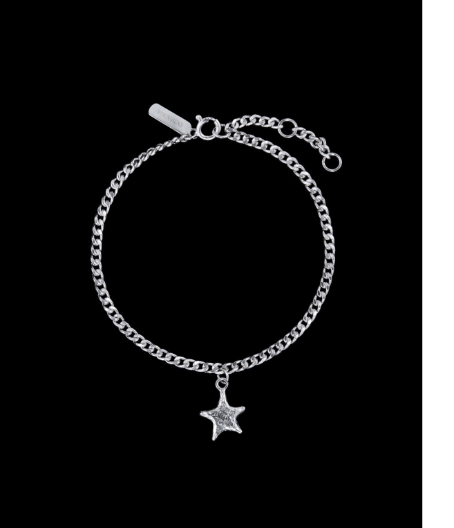Maria Nilsdotter Tiny Tuvstarrs Star armband silver