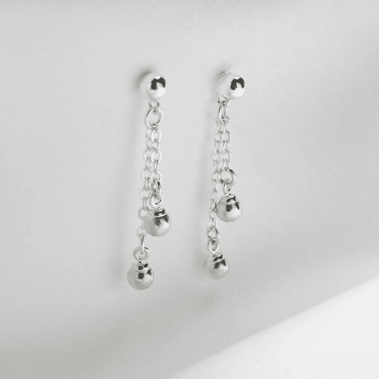 By Sofia Wistam Vi Två örhänge silver